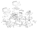 Page G Diagram and Parts List for 13BX694G401 1999 Yard Man Lawn Tractor